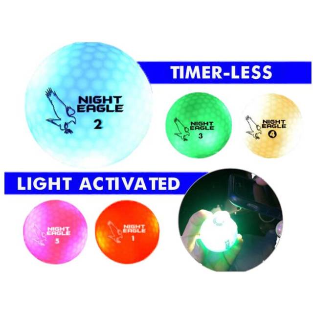 LED Golf Ball Assorted Colors