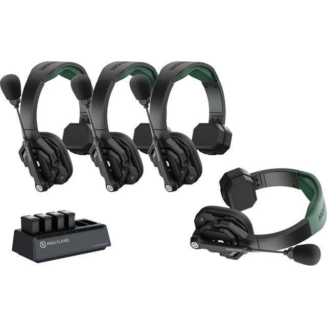 Hollyland Solidcom SE Pro 4 Person Wireless Intercom Headset System