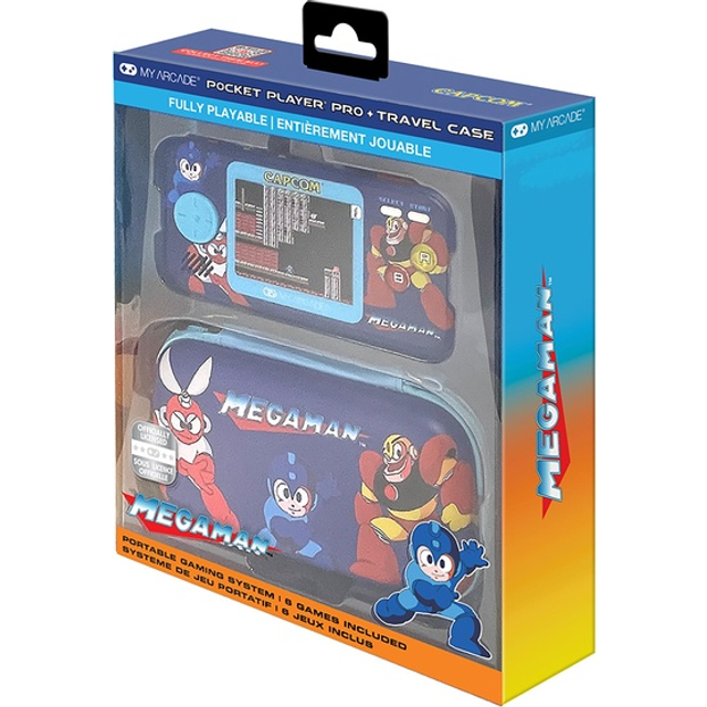 My Arcade Mega Man Pocket Player Pro Handheld Gaming System