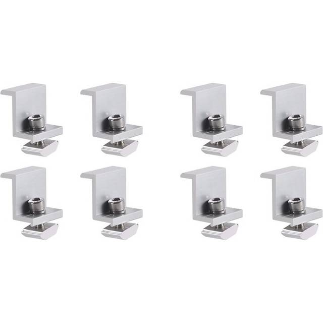 8 Pieces Solar Module Holder End Clamp Kit