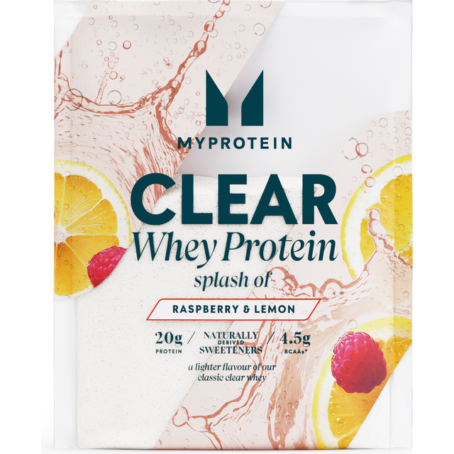 Myprotein Clear Whey Isolate Prøve 28G Raspberry Lemon