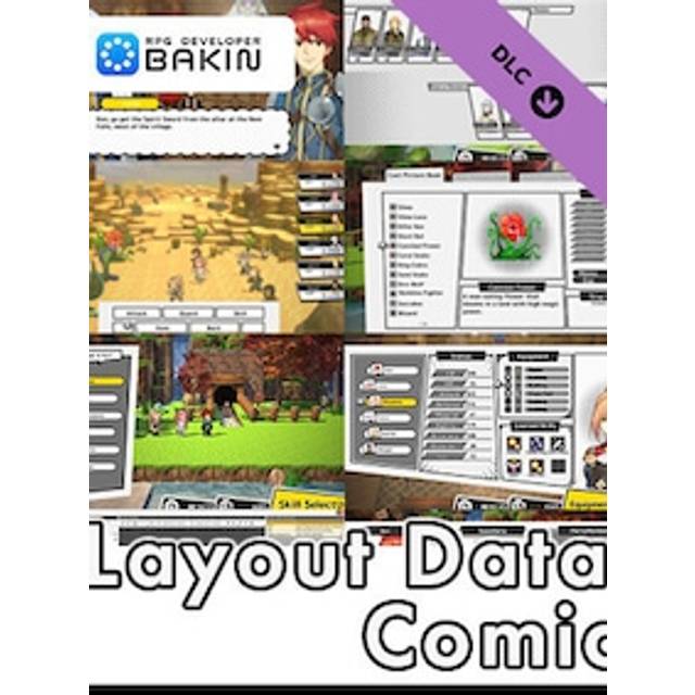 RPG Developer Bakin Layout Data Comic PC