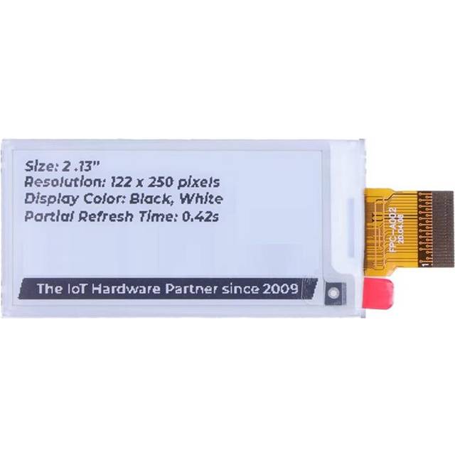 2.13 Inch Eink EPaper Display Module