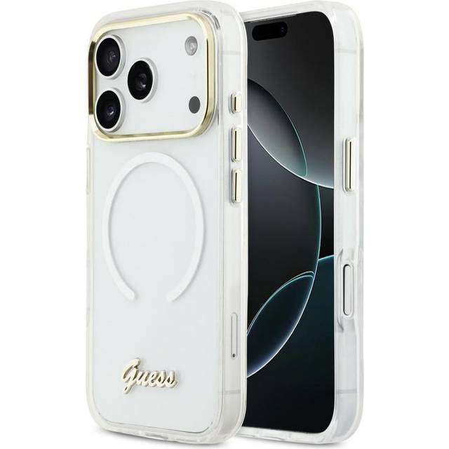 Guess IML Gradient Script Metal MagSafe Case