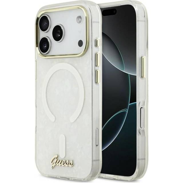 Guess IML Shell Script Metal MagSafe Case