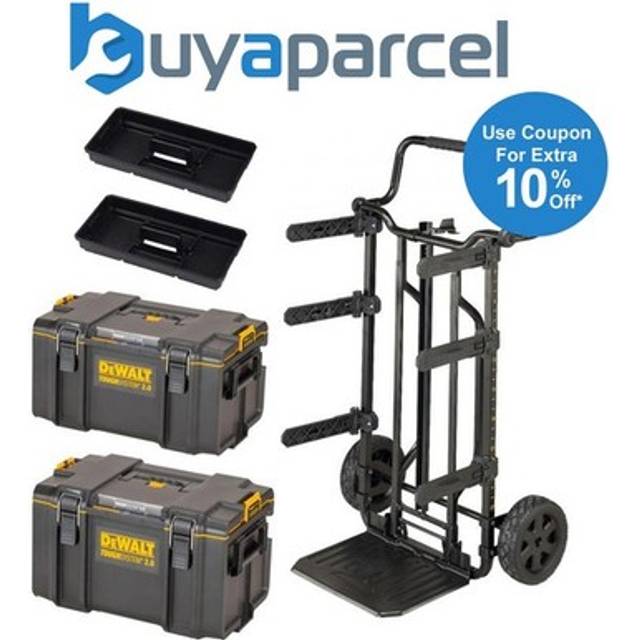 Dewalt 1-70-324 3 in 1 Toughsystem 2.0 Stackable Tool Box Trolley DS400 DS300
