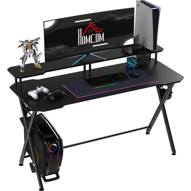 Homcom Gaming Computer Desk Racing Table Workstation