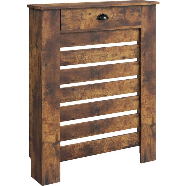 Homcom Radiator Cover 95.5H x 78Wcm Rustic Brown