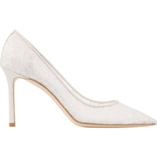 Jimmy Choo Beige Satin Platform Pumps - EU41/US11