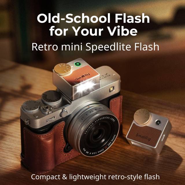 Smallrig 5882 Retro Mini Speedlite Flash RS-R20