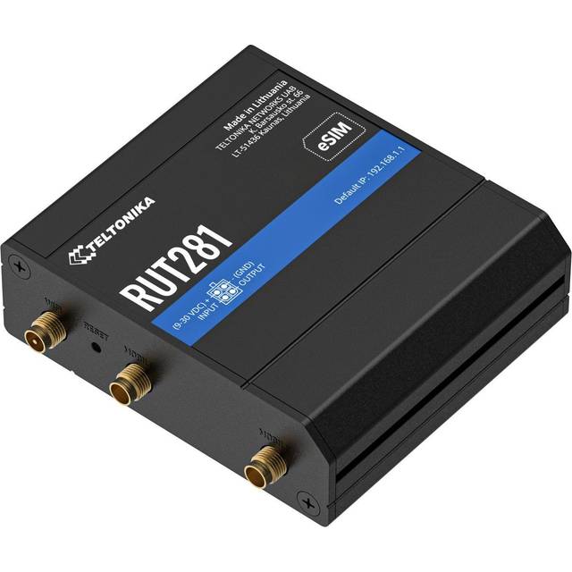 Teltonika RUT281 LTE Cat 4 Router - Black