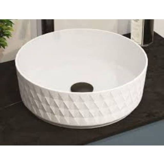 Atlanta Ripple 360(W) X 115(H) X 360(D)mm Vessel Basin
