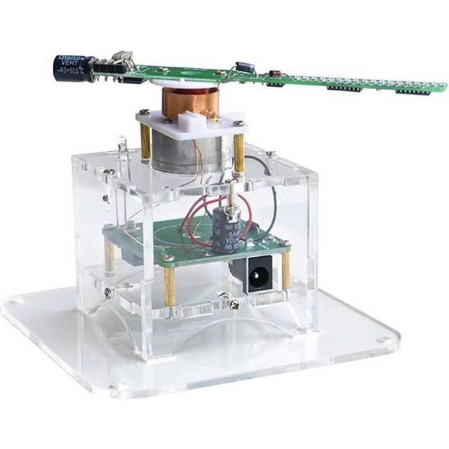 Flat Rotation LED Dot Matrix DIY Kit