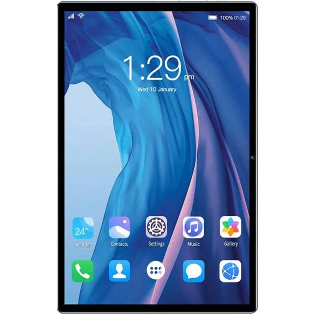 Android-Tablet 10 Tommer Octa-Core - Sort