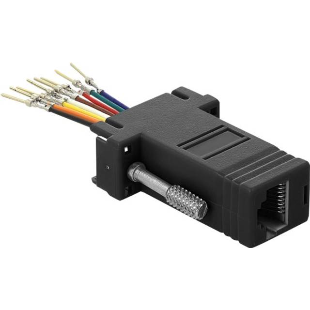DeLock Adapter Sub-D 9 Pin Male to RJ45 Female Assembly Kit