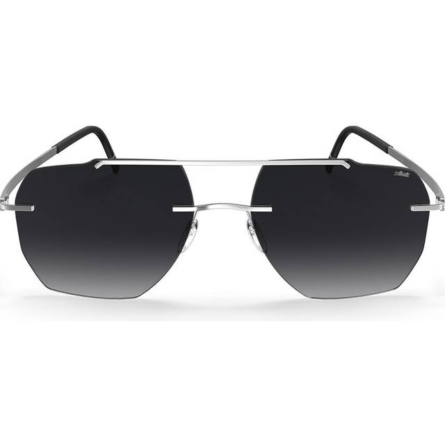 Silhouette Rincon Rimless Solbriller Mænd - Rhodium Silver