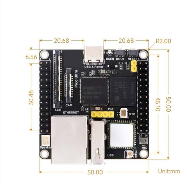 Typecat Ultra WiFi Udviklingskort RV1106 RISC-V