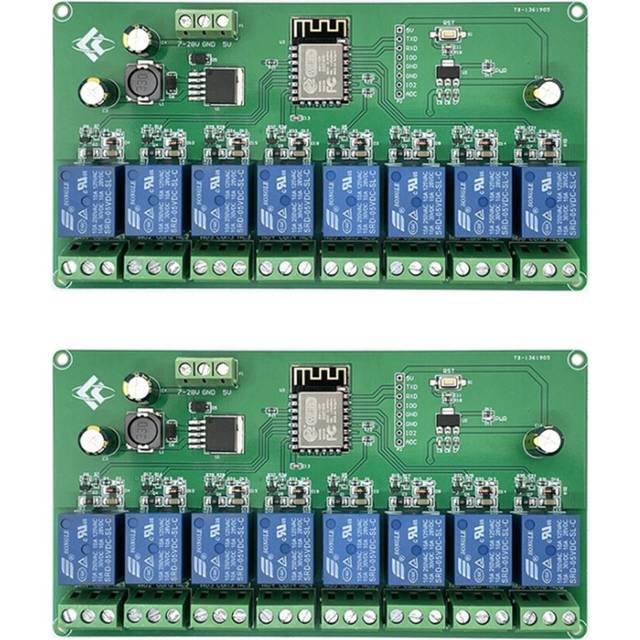 ESP8266 Wireless WiFi 8 Channel Relay Module