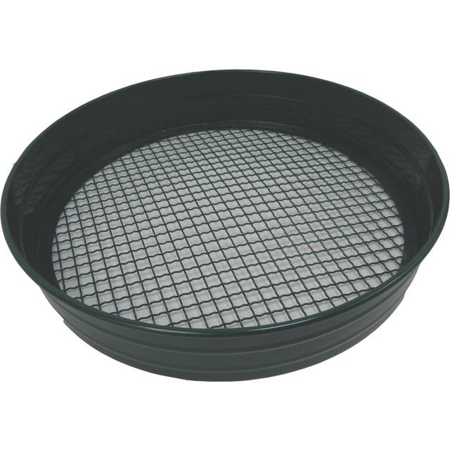 12mm Garden Riddle 36cm Metal Sieve for Soil Seed Sifting and Debris Removal