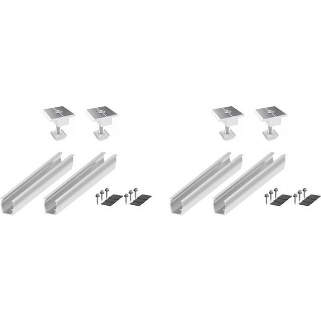Exogio Solar Panel Mount Bracket Rails Clamp 35mm