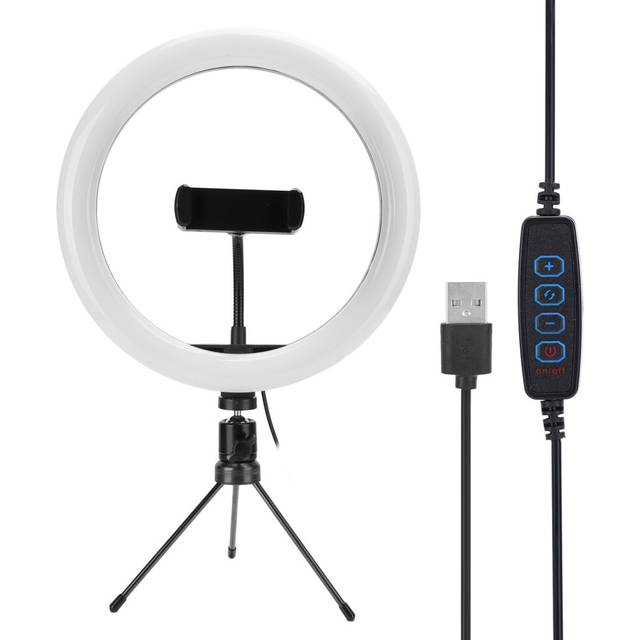 Selfie Ringlys Med Stativ LED
