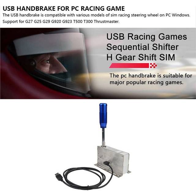 Melitt PC USB Racing Games Sequential Shifter H Gear