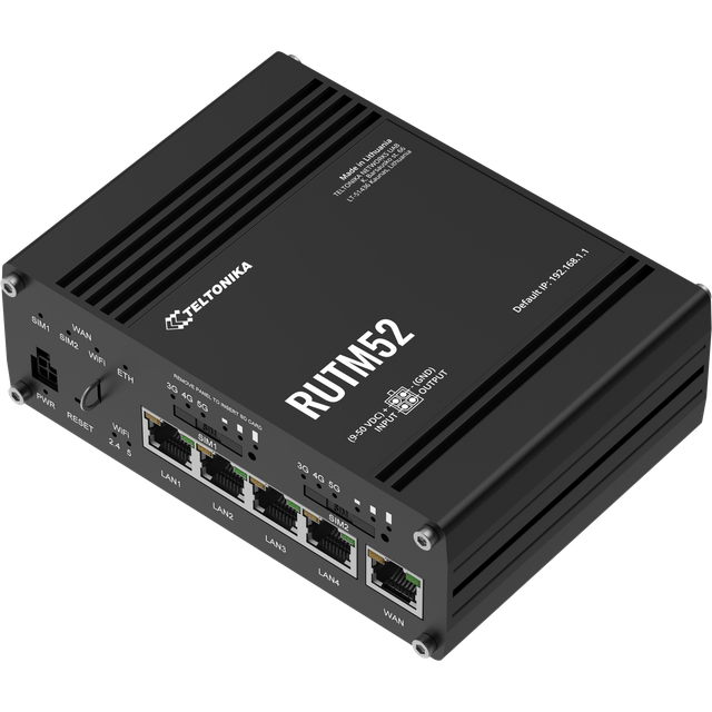 Teltonika RUTM5210B000 5G Dual-Band Wi-Fi Router