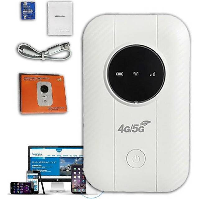 Portable Wi-Fi Router - White