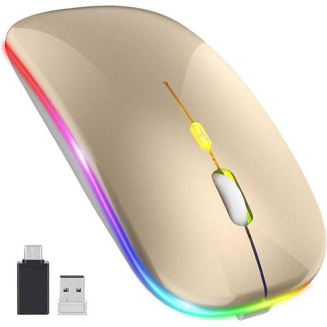 Wireless LED Rechargeable PC Mouse