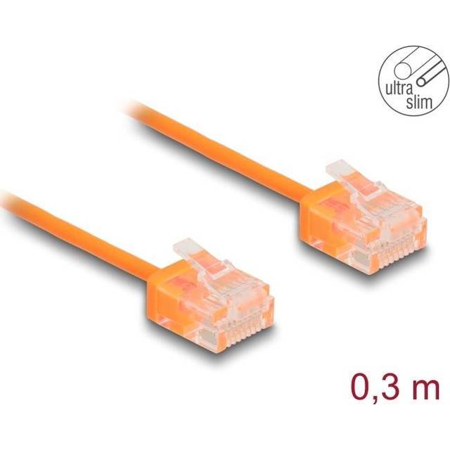 DeLock Patchkabel RJ-45 til RJ-45 Han 30 cm Cat 6