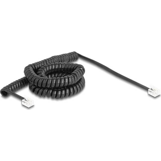 DeLock Telefonkabel RJ11 Han Sort 5 m