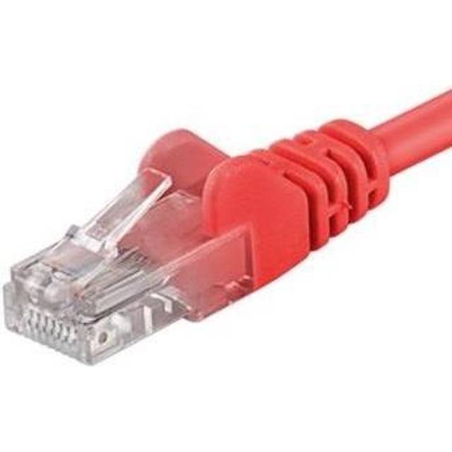 PremiumCord Patch Kabelis UTP RJ45-RJ45 Cat6 7m Raudona