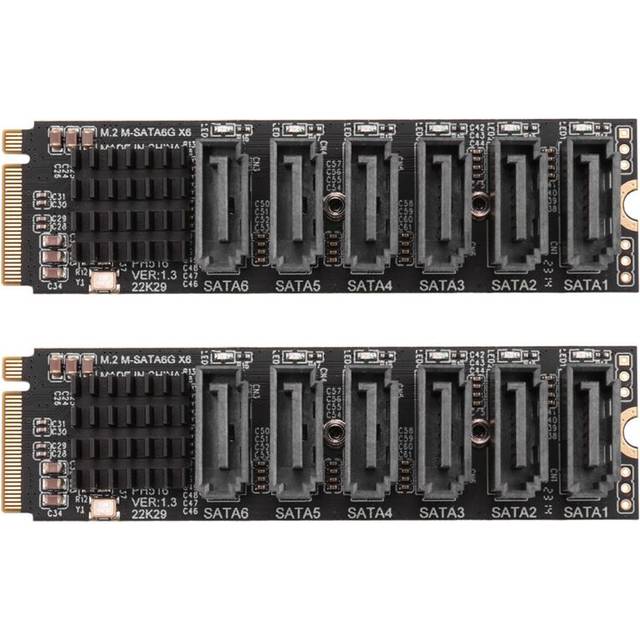 Typecat M.2 MKEY PCI-E Riser Card ASM1166