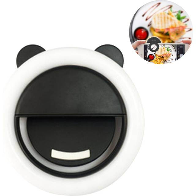 Selfie Ringlys Halvklemmedesign