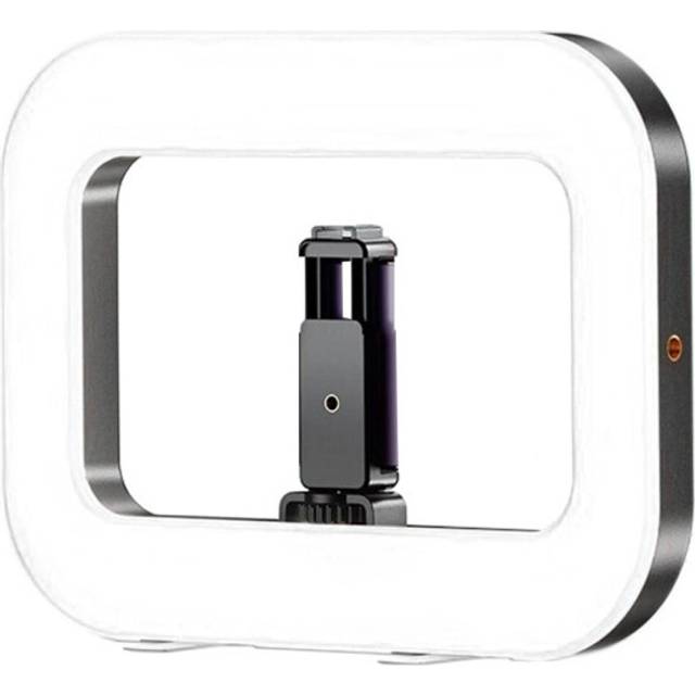 Smartphone Videoopsætning Med LED Ringlys