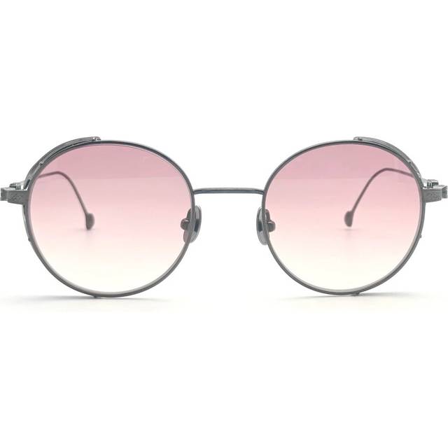 Matsuda Runde Solbriller Ruthenium Rose Gradient - Grå