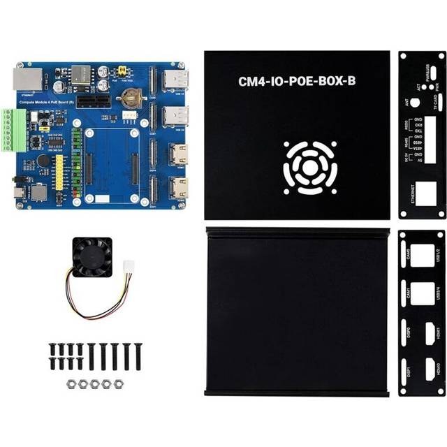 Typecat Raspberry Pi Compute Module 4 PoE Cooling Fan