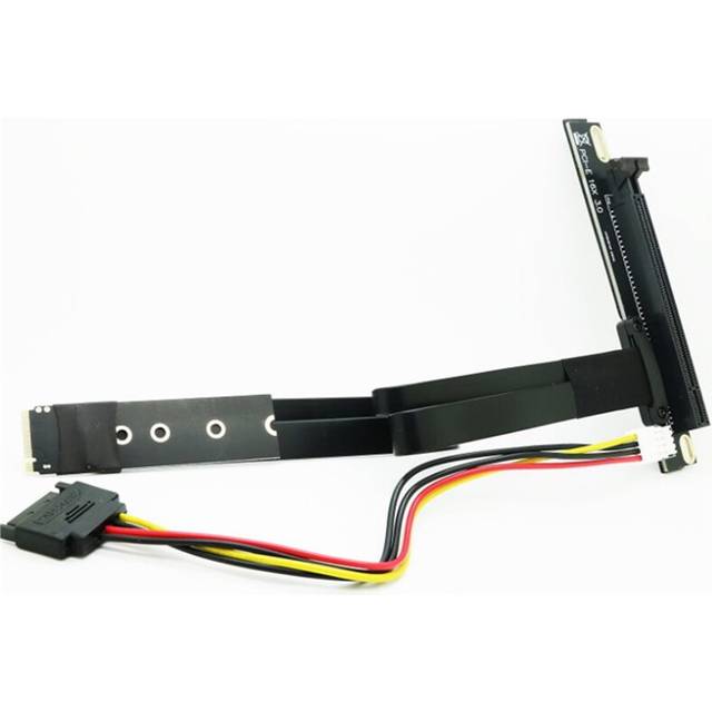 Typecat M.2 NGFF Key M to PCIe 16x Card Riser Adapter