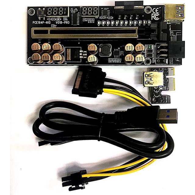 Exogio VER018 PRO PCI-E Riser Card USB 3.0 Cable
