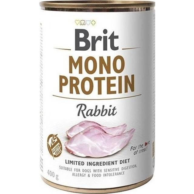 Brit Mono Protein Rabbit Vådfoder 400 g