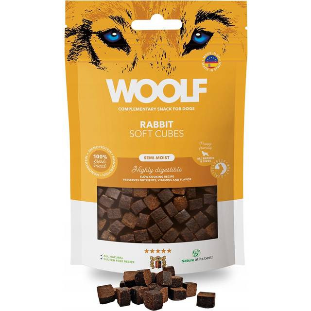 Woolf Soft Rabbit Cubes 100 g