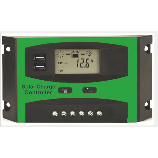 Solcelleopladercontroller 12V 24V Automatisk System