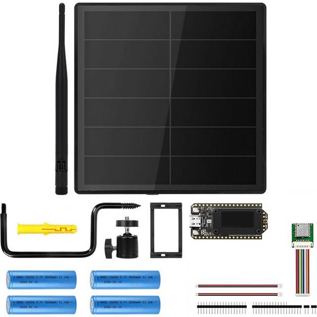 5W Solar LoRa Node Kit Meshtastic MeshCore