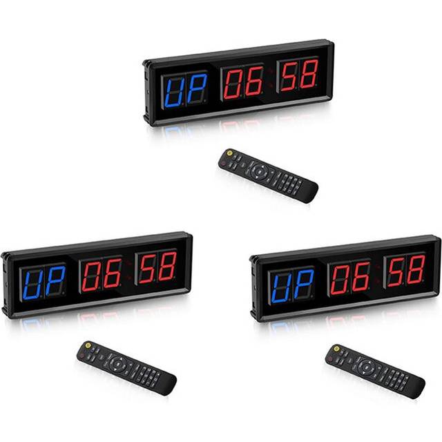Typecat 3X LED Digital Countdown Wall Clock Timer