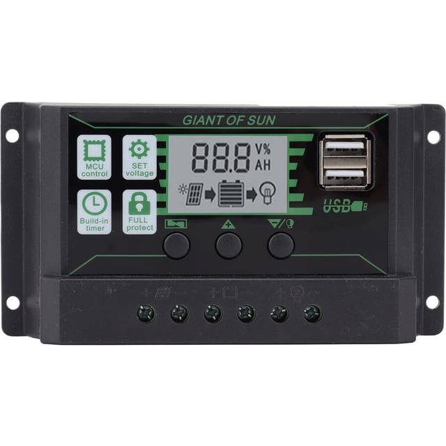 LCD Skærm Solpanelstyring Intelligent System