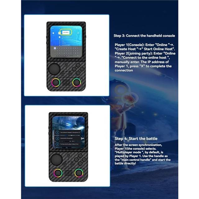 R36T Max Retro Handheld Game Console
