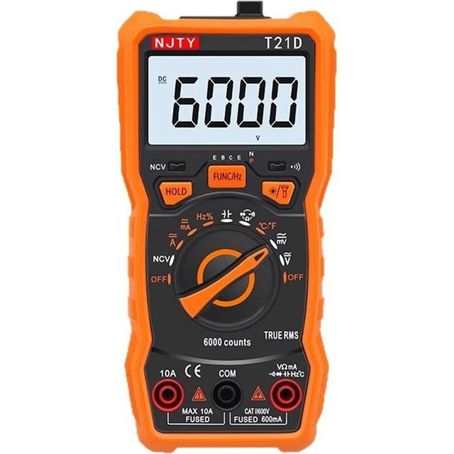 Exogio NJTY Auto-Ranging Digital Multimeter TRMS 6000 Counts