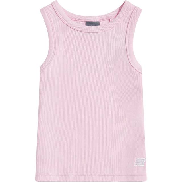 New Balance Rib Kids Tank Top - Light Raspberry