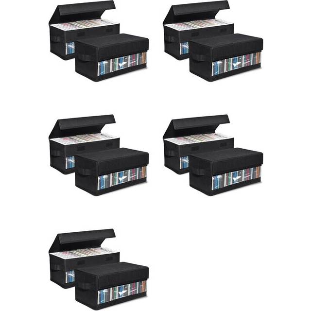 Typecat 10pack CD Storage Boxes Container Holds