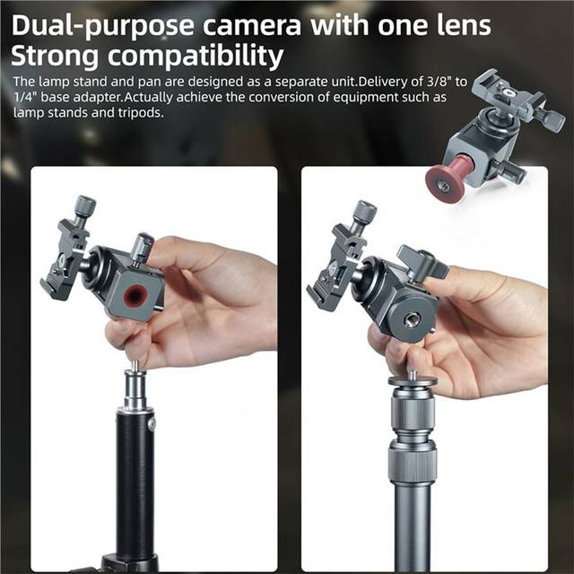 360 Rotation Clamp Arca Light Stand